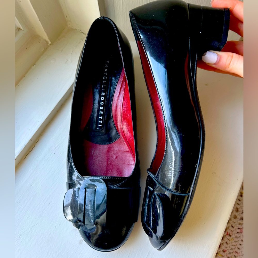 Fratelli Rossetti patent leather loafers